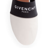 Bedford flat black beige mules