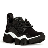Jaw black and white low sneakers