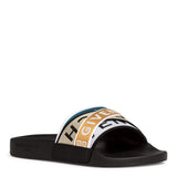 Multicolor grosgrain slides