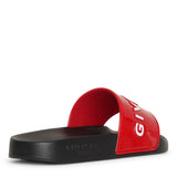 Givenchy Paris rubber glossy red sandals