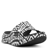 Marshmallow slider rubber sandals
