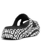 Marshmallow slider rubber sandals