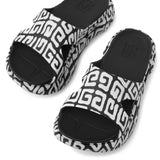 Marshmallow slider rubber sandals