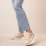 Giv runner beige logo sneakers