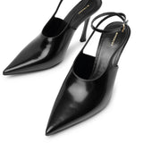Show 95 black slingback pumps
