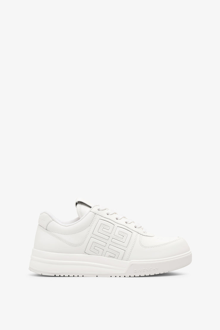 G4 low-top white sneakers