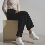 G4 low-top white sneakers
