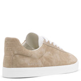 Town low-top beige suede sneakers