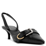 Voyou black slingbacks