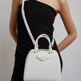 Antigona Cube mini white bag