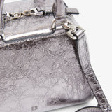 Antigona Cube nano silver bag