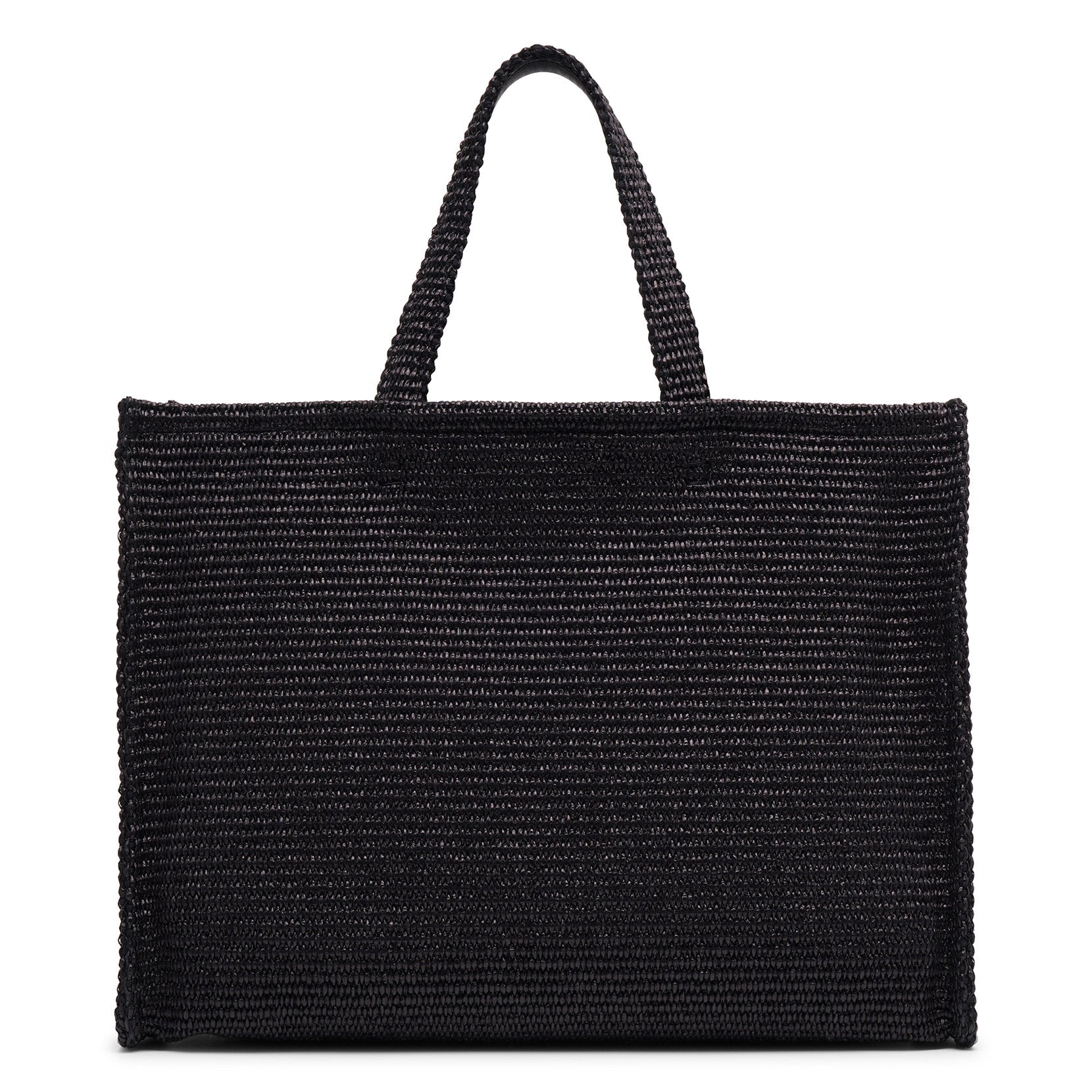 Shop Givenchy G-tote Black Raffia Tote Bag