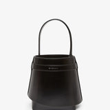 Shark lock black bucket bag