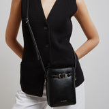 Voyou black crossbody bag