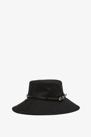 Plage black bucket hat