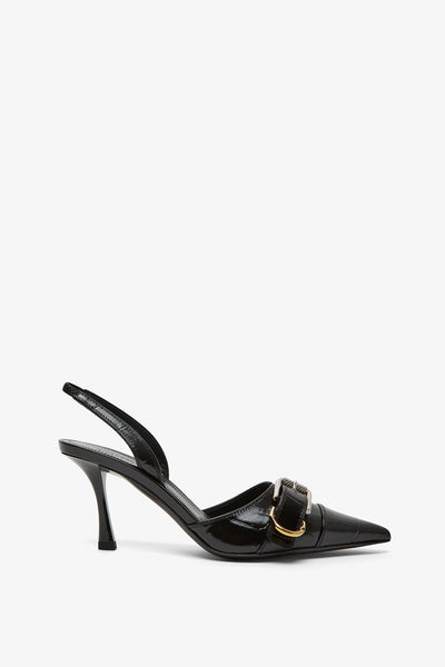 Voyou black slingback pumps