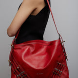 Voyou medium red bag