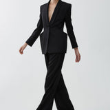 Black smoking jacket