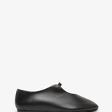 4G liquid black ballerinas