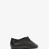4G liquid black ballerinas