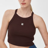 Cropped 4G tank top