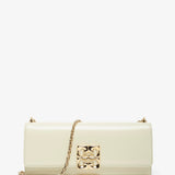 4G small chain cream clutch