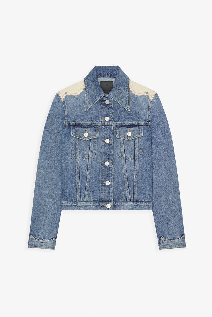 Back details denim jacket