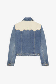 Back details denim jacket