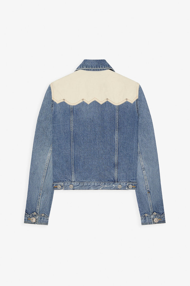 Back details denim jacket