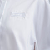 Short white cotton sleeves shirt