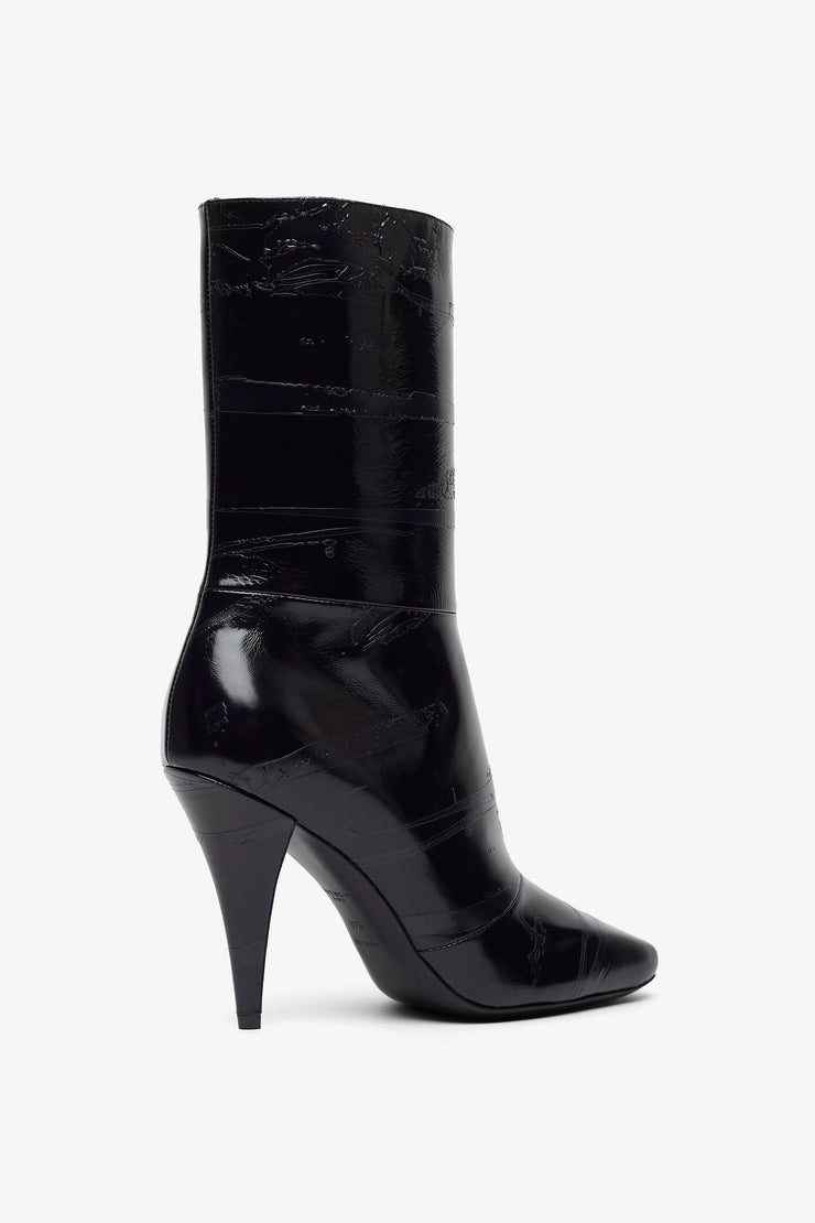 Black 95 zipped ankle boots