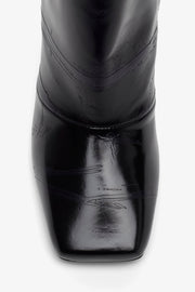 Black 95 zipped ankle boots