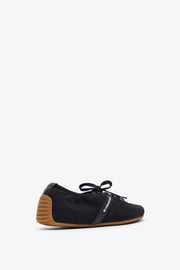 Slim black sneakers