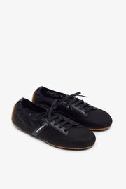 Slim black sneakers
