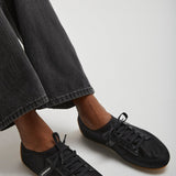 Slim black sneakers