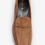 Fair and Square brown suede loafers