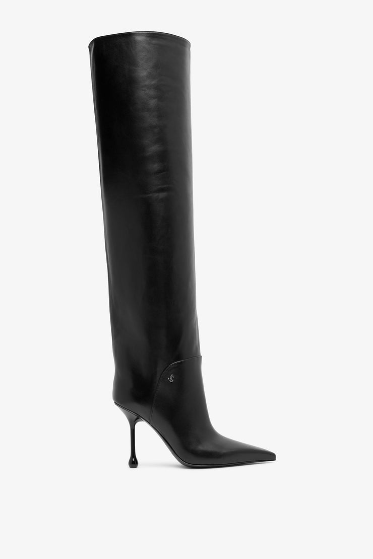 Cycas 95 black leather boots