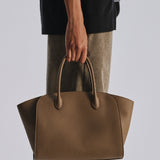 Marlo 12 dark muschio leather bag