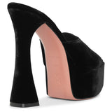 Dalida velvet mule sandals