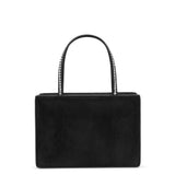 Gilda black suede tote