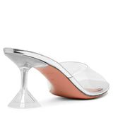 Lupita 70 transparent pvc mules
