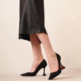 Ami 95 black suede pumps