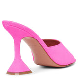 Lupita 95 pink suede mule sandals