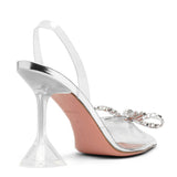 Rosie sling 95 transparent pvc pumps
