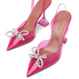 Rosie sling 95 pink pvc pumps