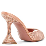 Caroline 95 peach crystal mules