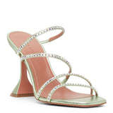 Naima 95 mint crystal sandals