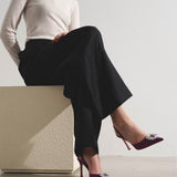 Camelia sling 90 purple satin pumps