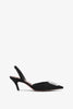 Camelia sling 60 black tweed pumps