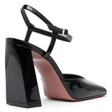 Charlotte 95 black patent pumps